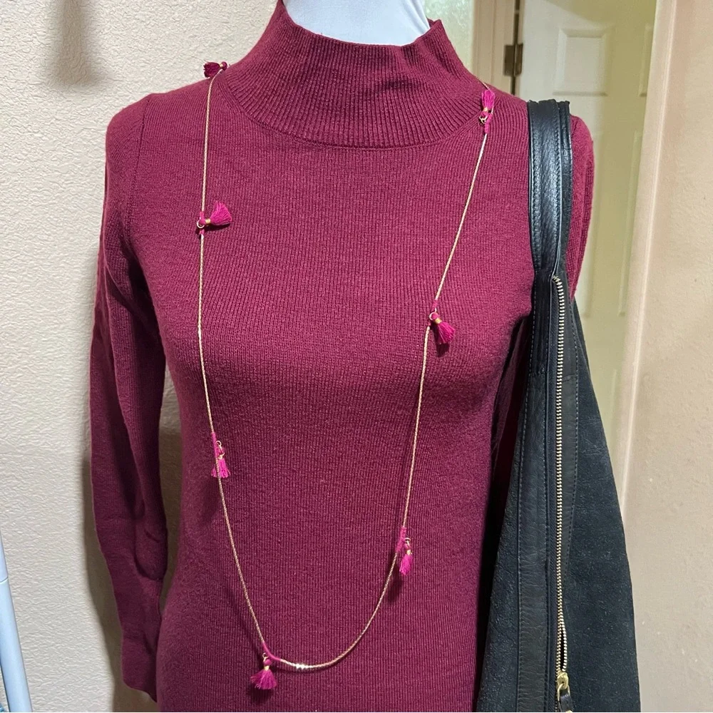 NWT Shiraleah Chicago jewelry - Anthropologie - Lena necklace in magenta